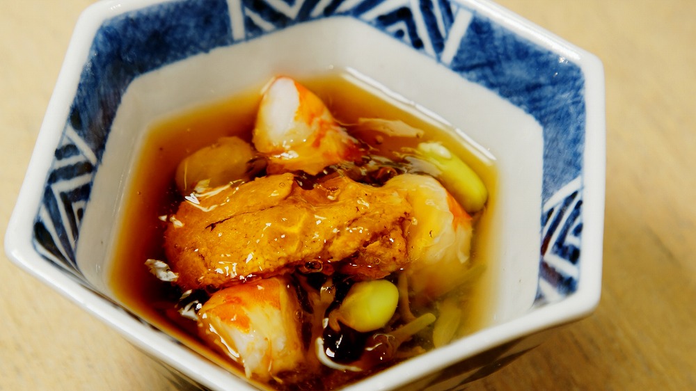 Boiled food